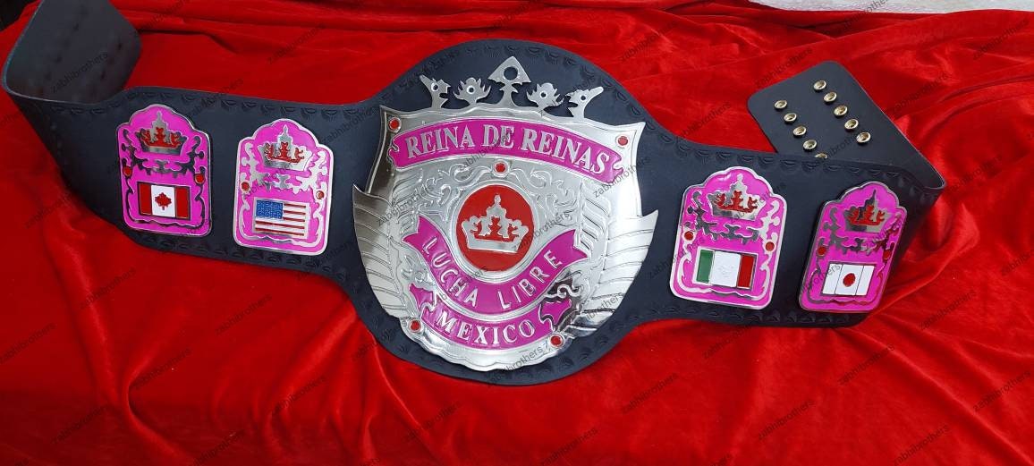Reina eternity belt REINA DE REINAS LUCHA LIBRE MEXICO CHAMPIONSHIPS BELT ZINC  main image 4