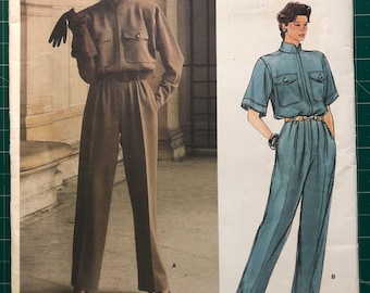 YSL Vogue Paris Original Sewing Pattern 1598, Size 12 Yves Saint Laurent