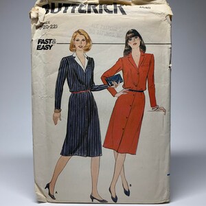 Butterick Pattern 4540, Misses Dress Pattern UNCUT Sizes - 18-20-22