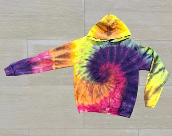 Youth tie dyed hoodie-XL