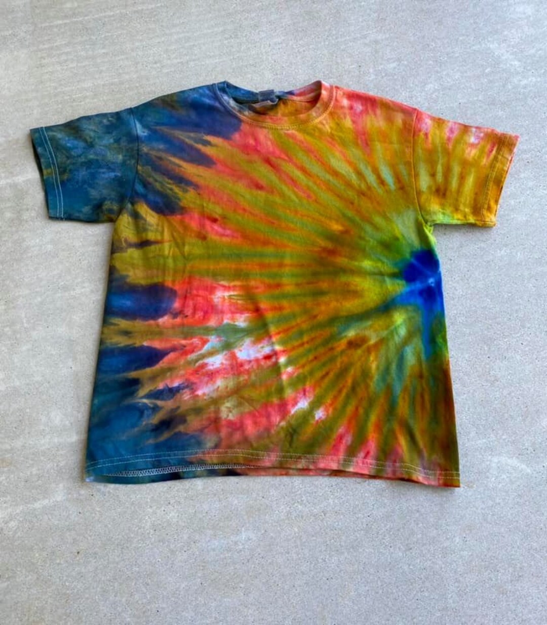 Youth Medium Tie Dyed Shirt Etsy