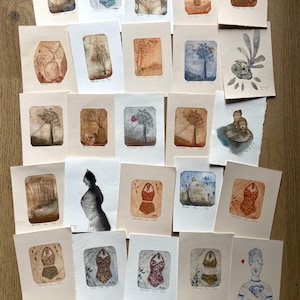 Estudio de grabado y dibujo vacío