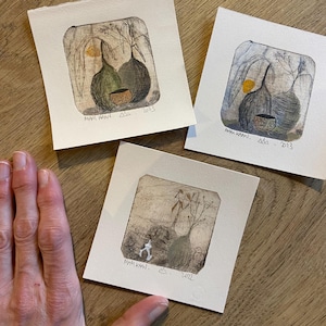 Incisione illustrazione disegno originale, vasi