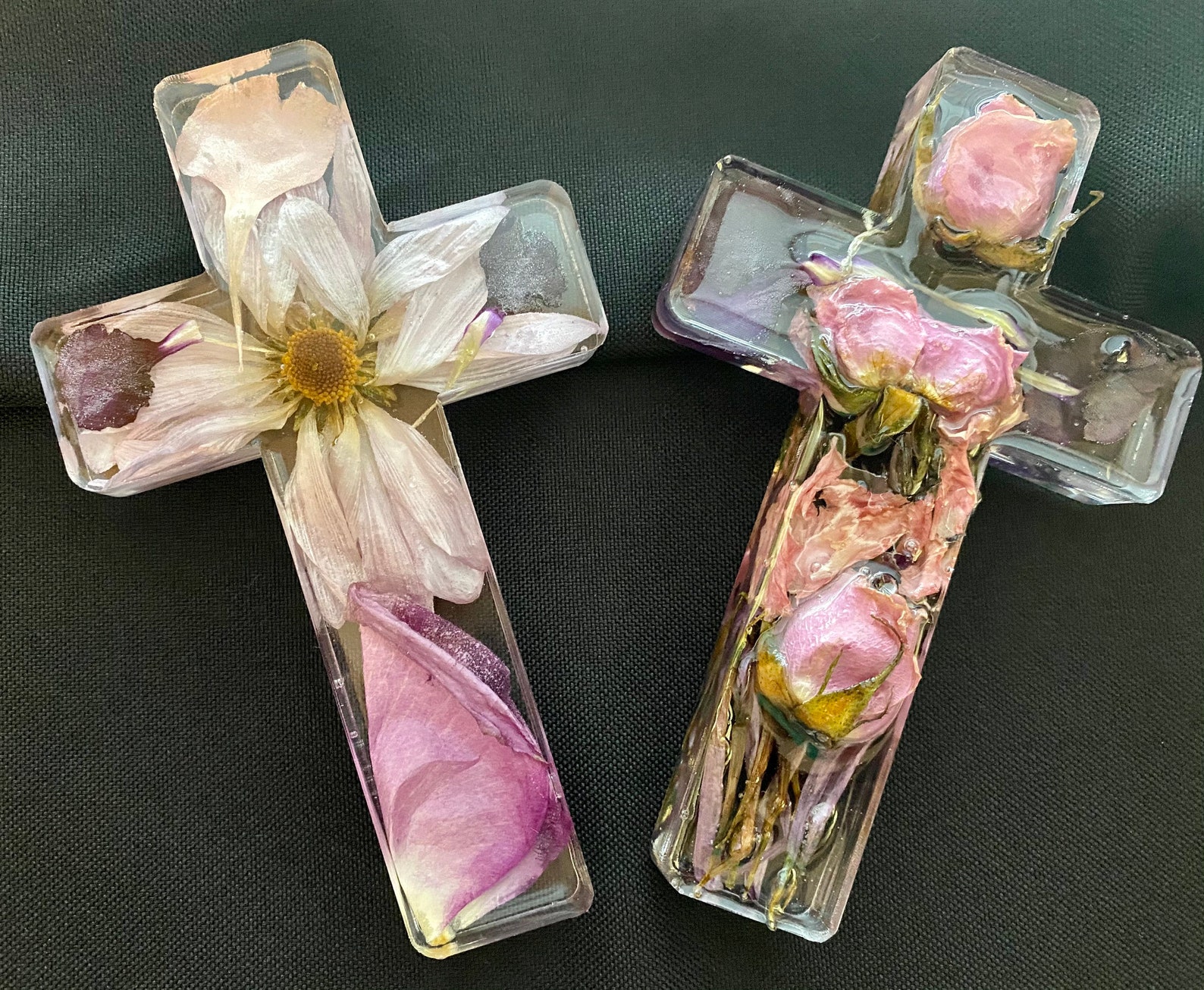 Funeral Flowers/wedding Flowers in Resin/keepsake Etsy