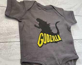 Wokeyia Baby God-Zilla Black Tshirts Skin-Friendly T Shirts for Baby Boy Wokeyia Baby God-Zilla Black Tshirts Skin-Friendly T Shirts for Baby Boy