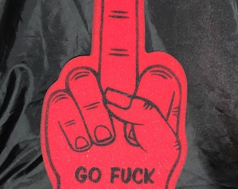 Gants en mousse Sports Spirit pour doigt du milieu, GFYS