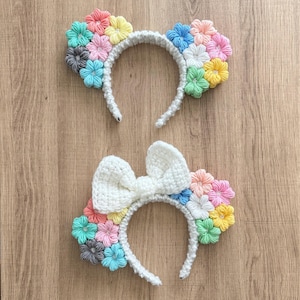 Minnie Mouse Ears / Floral Ears