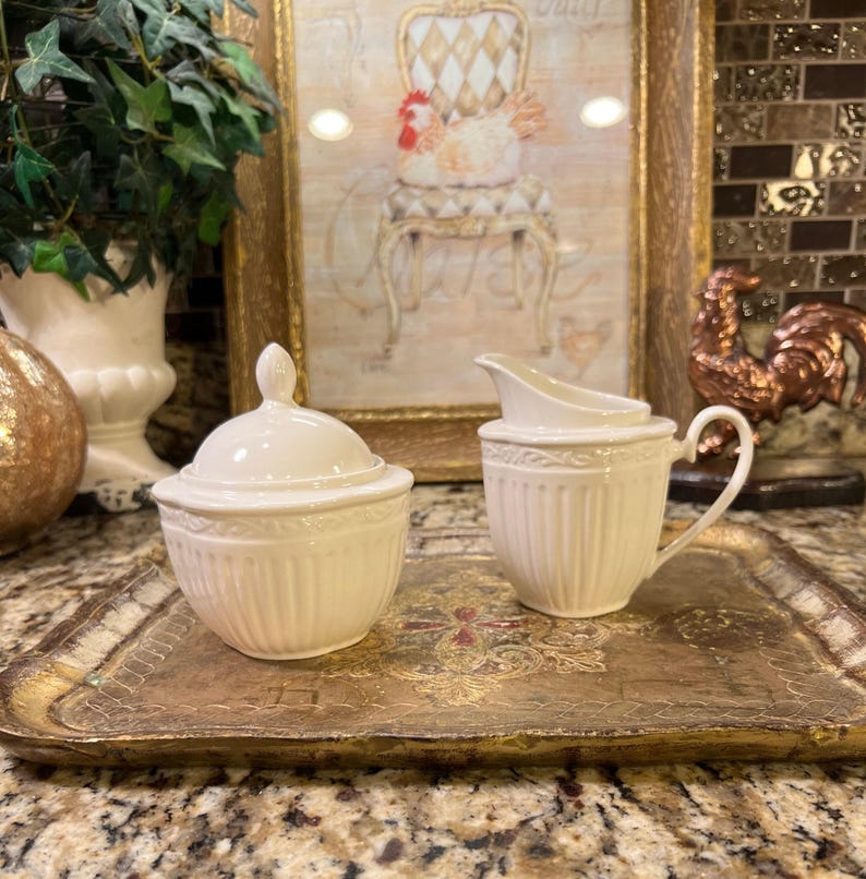 Mikasa Italian Countryside Sugar and Creamer - Thumbnail 5