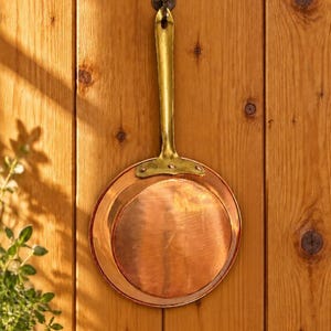 Copral Copper & Stainless-Steel Pan with Brass Handle