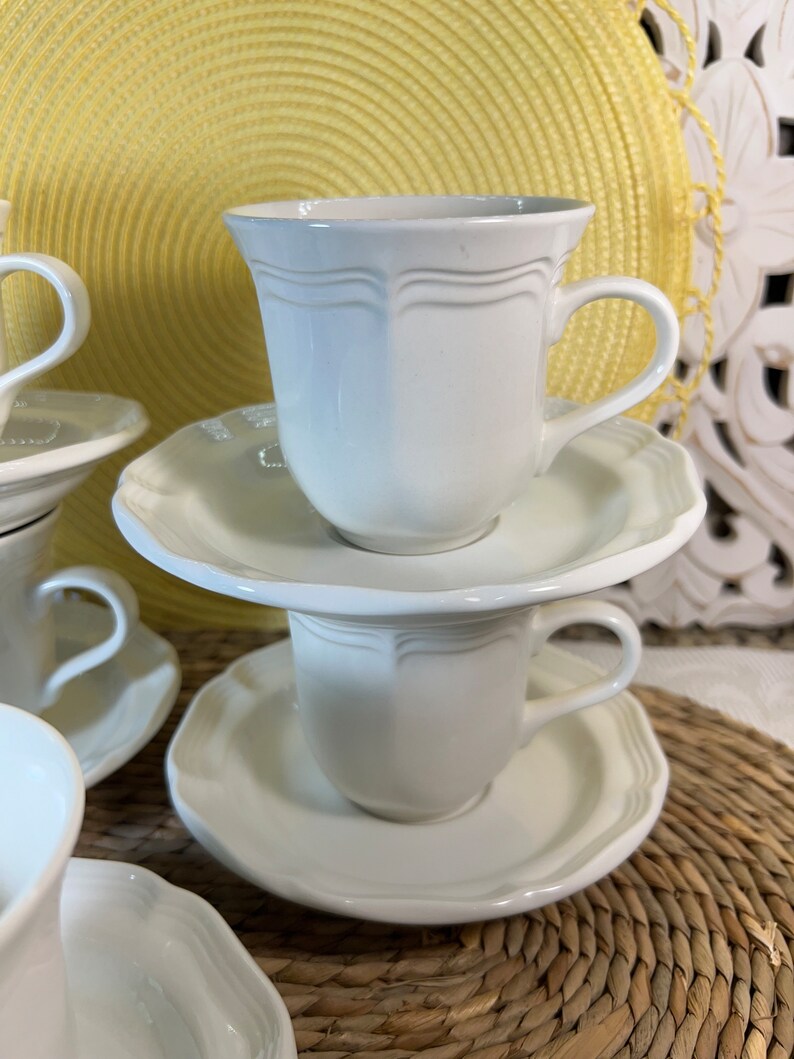 Mikasa French Countryside Coffee Mugs & Saucers - Thumbnail 5