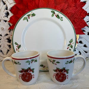 Christopher radko christmas dinnerware traditions