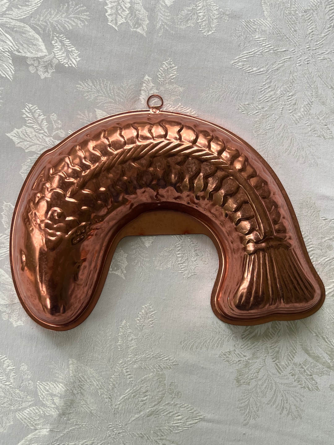 Copper Color Aluminum Fish Mold Fish Coastal Kitchen Wall Decor