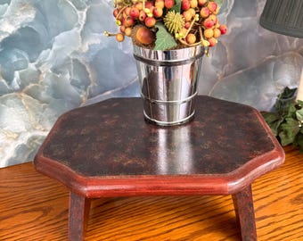 Vintage Wooden Footstool