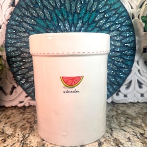 Rae Dunn Large Watermelon Crock Utensil or Planter Crock