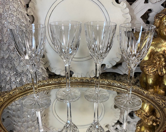 Mikasa Coventry Crystal Champagne Toasting Flutes Set of 4 Etsy