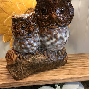Vintage Owl Statue ~ Owl Decor ~ MCM Owl Figurine