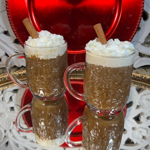 Princess House Mugs Fantasia Mugs or Cups ~ Set of 2 ~ Crystal Mugs ~ Irish Coffee Mugs by Princess House