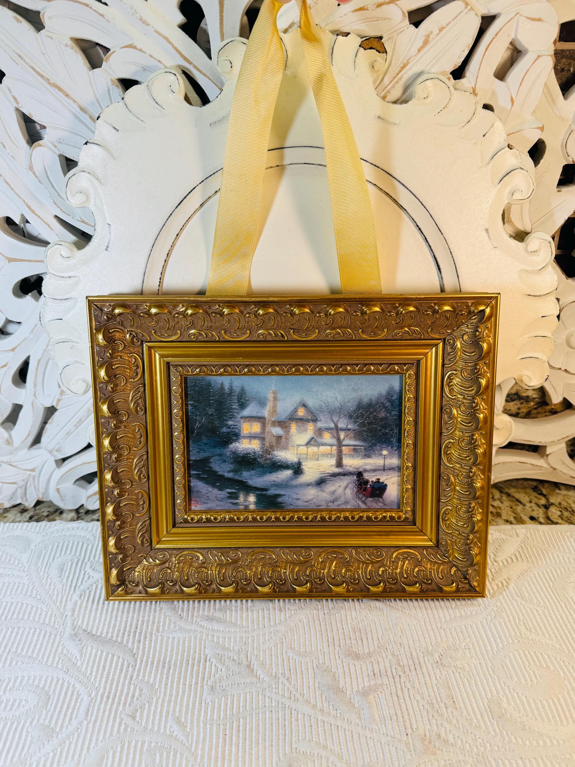 Thomas Kinkade, Painter of Light ~ #41007 Moonlit Sleigh Ride