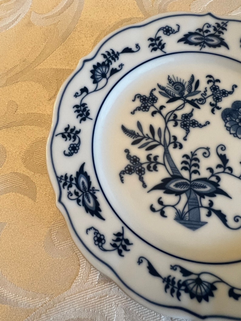 Blue Danube Dinner Plates Japan Blue Onion Pattern Dishes Etsy