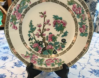 Indian Tree by Myott & Son Salad Plates - Set of 3 ~ Vintage Chinoiserie, Made in England ~ Vintage Myott Indian Tree Salad Plates set of 3