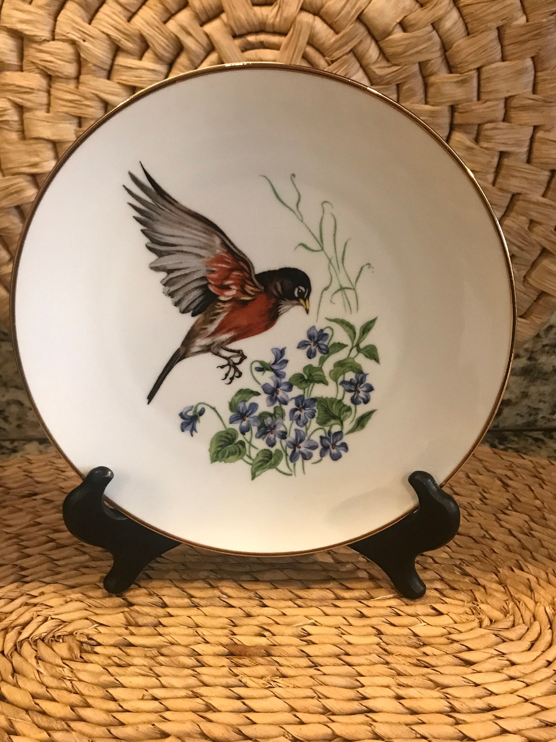 Vintage Bird Plates by Bareuther Waldsassen Bavaria Germany Etsy