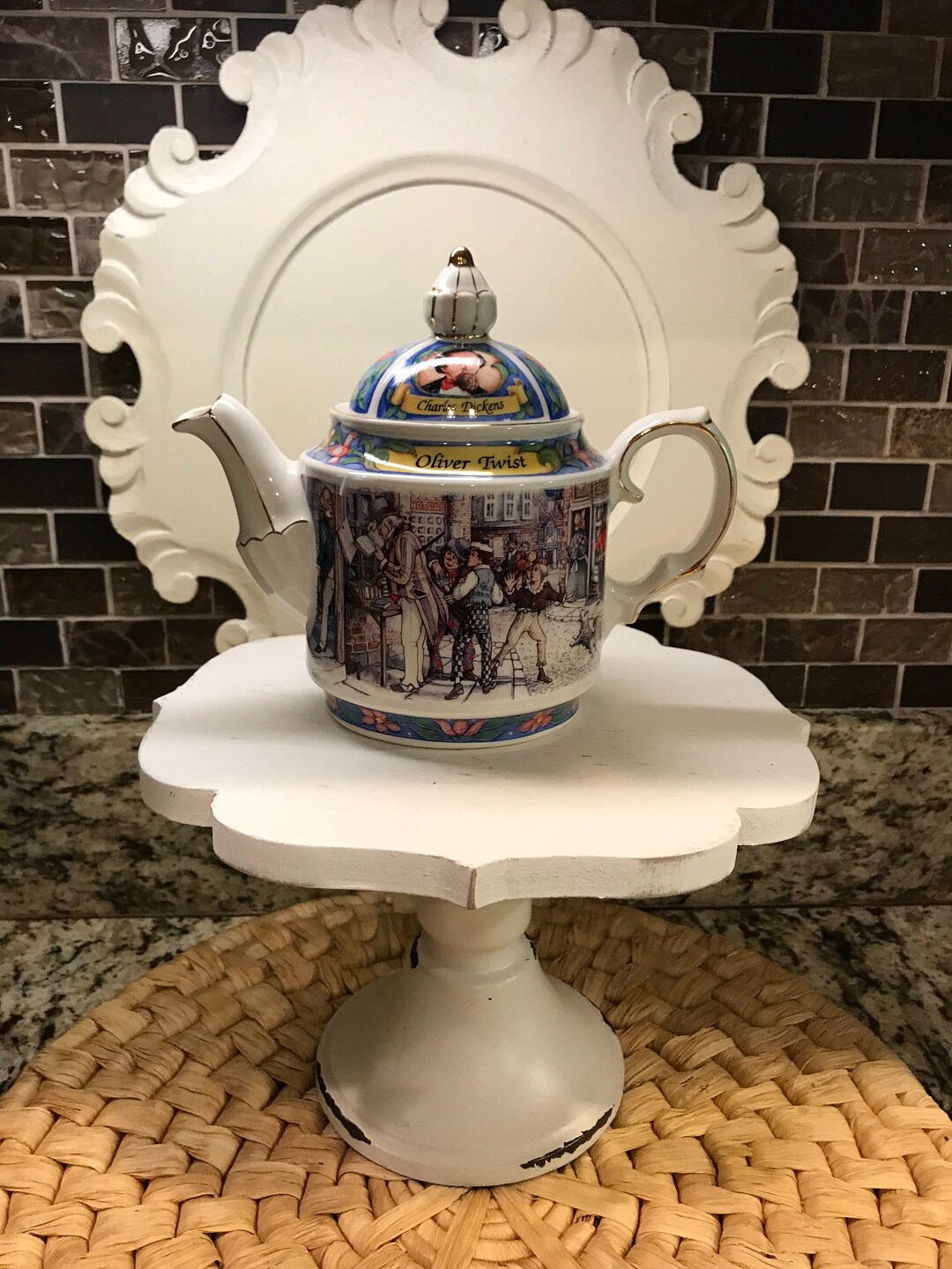 Sadler Oliver Twist Teapot Charles Dickens Made in England Etsy