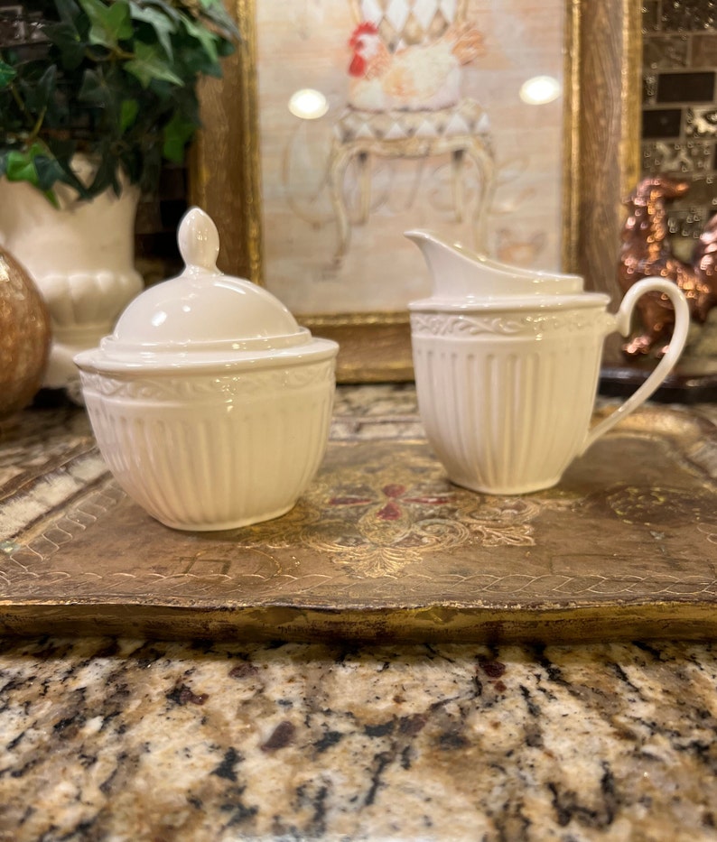 Mikasa Italian Countryside Sugar and Creamer