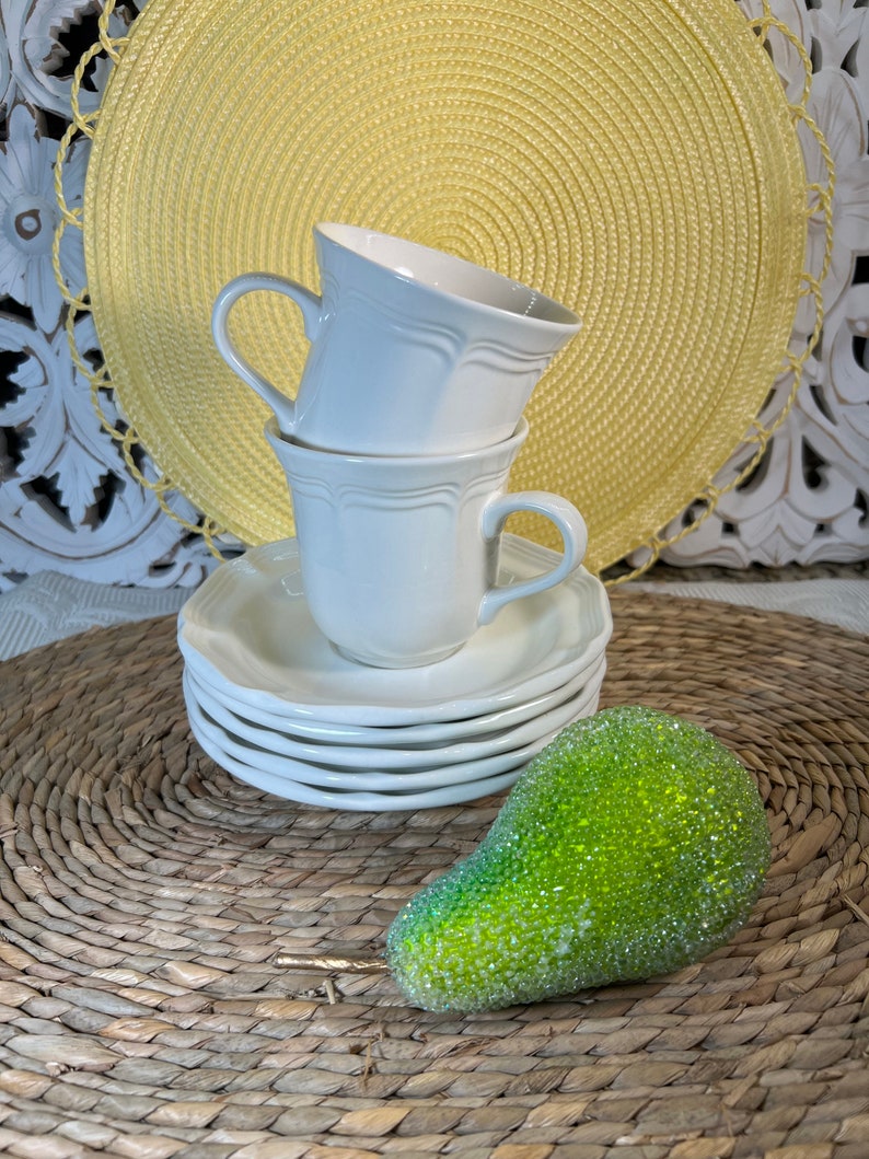 Mikasa French Countryside Coffee Mugs & Saucers - Thumbnail 2