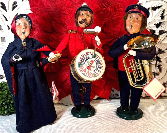 Byers Choice Salvation Army Carolers 1990s Christmas Holiday Decor