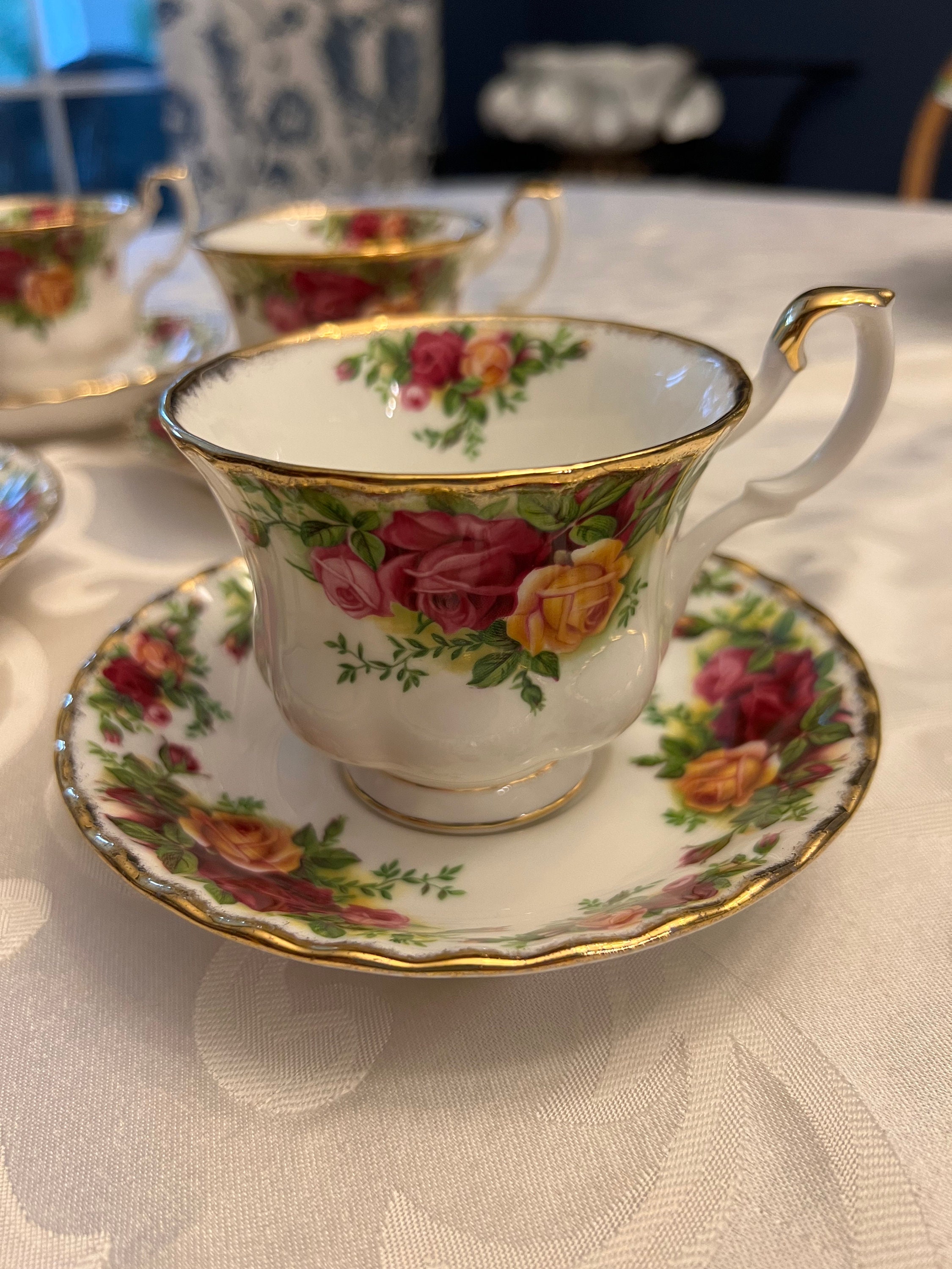 Royal Albert Old Country Roses Teacup and Saucer Etsy