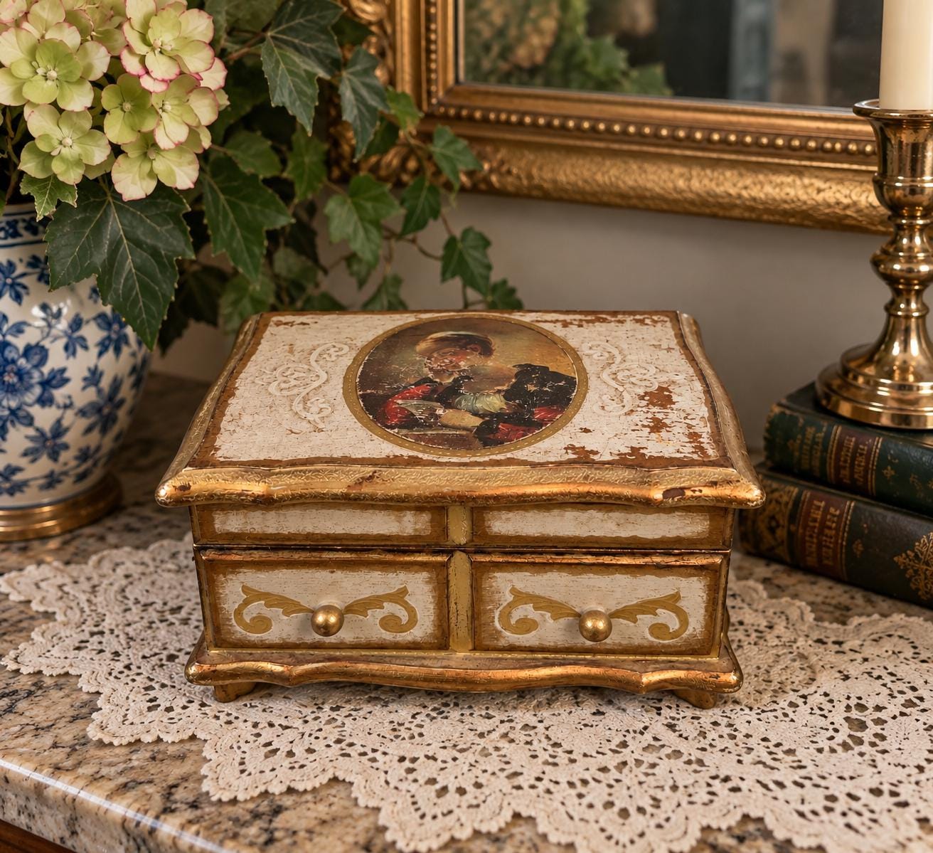 Florentine Jewelry Box - Etsy