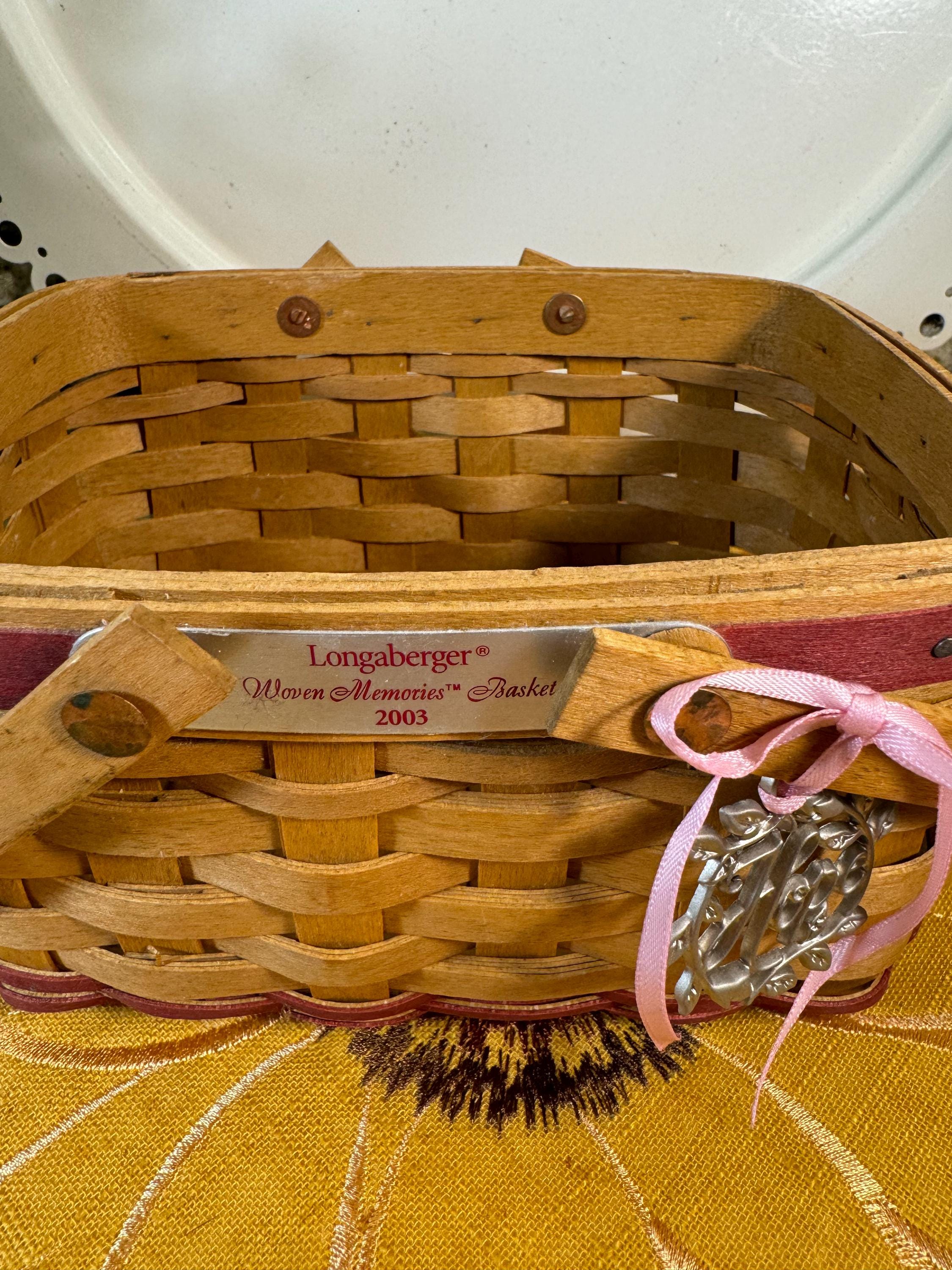 Longaberger 2000 Woven Memories Basket Set | eBay