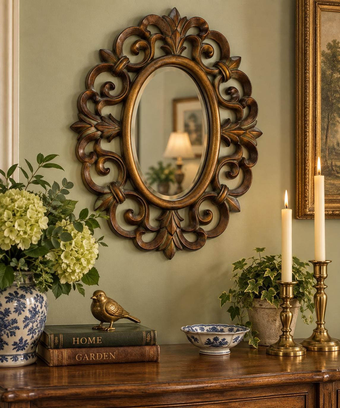 Vintage Antique Mirrors - Etsy