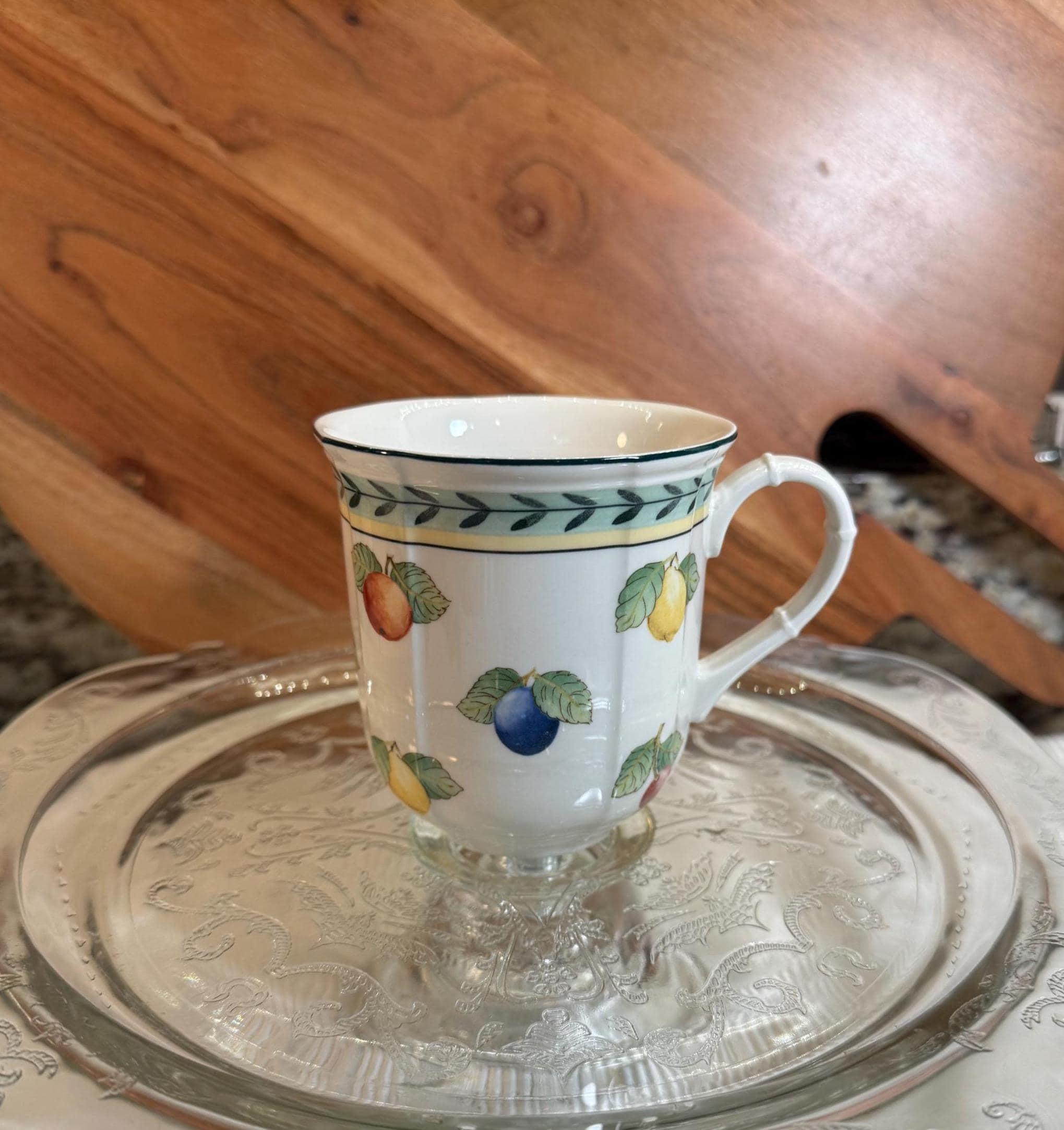 Villeroy & Boch JARDIN FRANÇAIS Fleurence ️️🍋☕️🍋 | €145