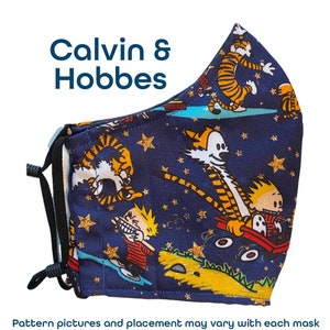 Calvin and Hobbes Face Masks; Sunday Comics, Various Prints Available ...