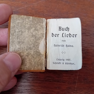 MINIBOOK HEINRICH HEINE, 1907