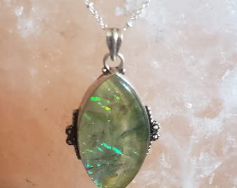 Large opal pendant/ necklace