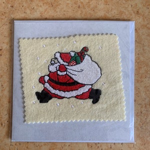Carte de vœux "père Noël"