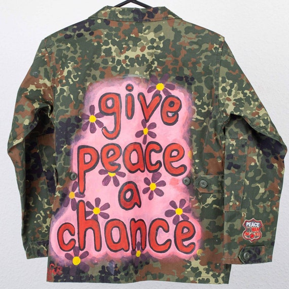 Hand-painted Army Jacket Unique - Etsy
