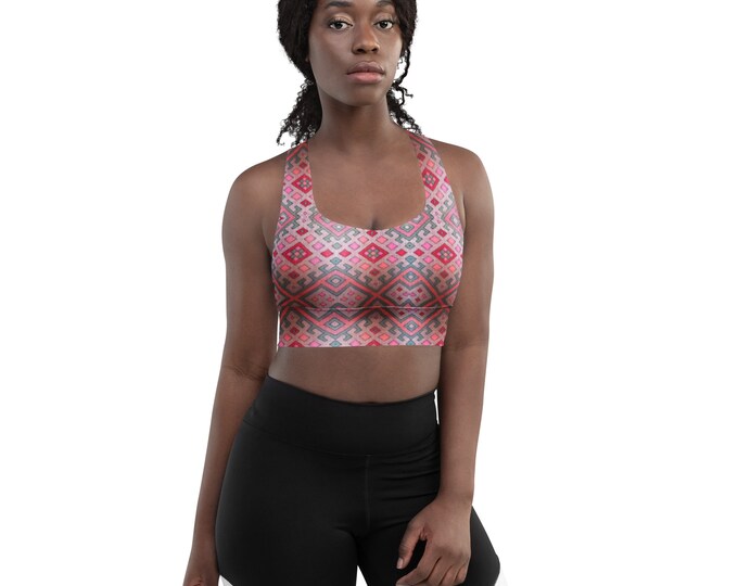 Longline sports bra