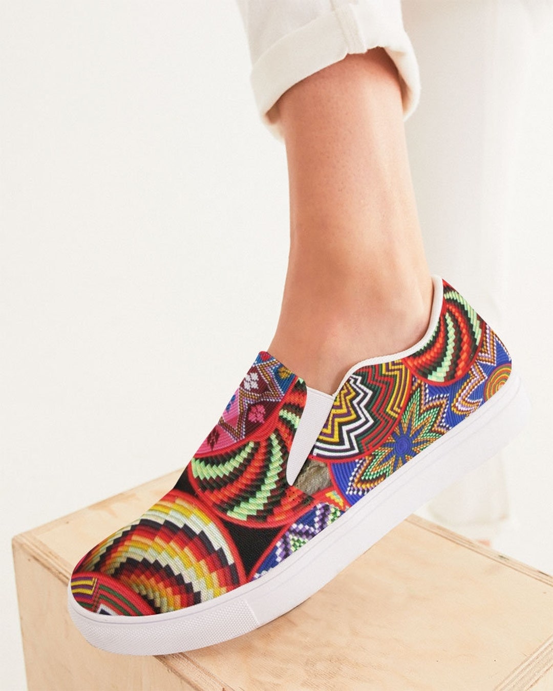 Women's Slipon Canvas Shoe Ethiopian Mesb Etsy