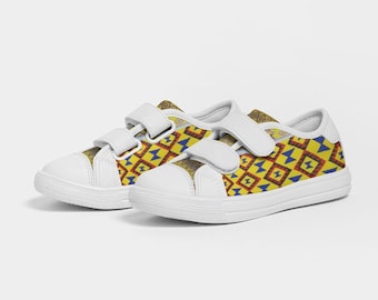 Kids Velcro Sneaker Ethiopian Tliet