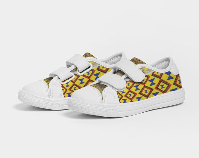 Kids Velcro Sneaker Ethiopian Tliet