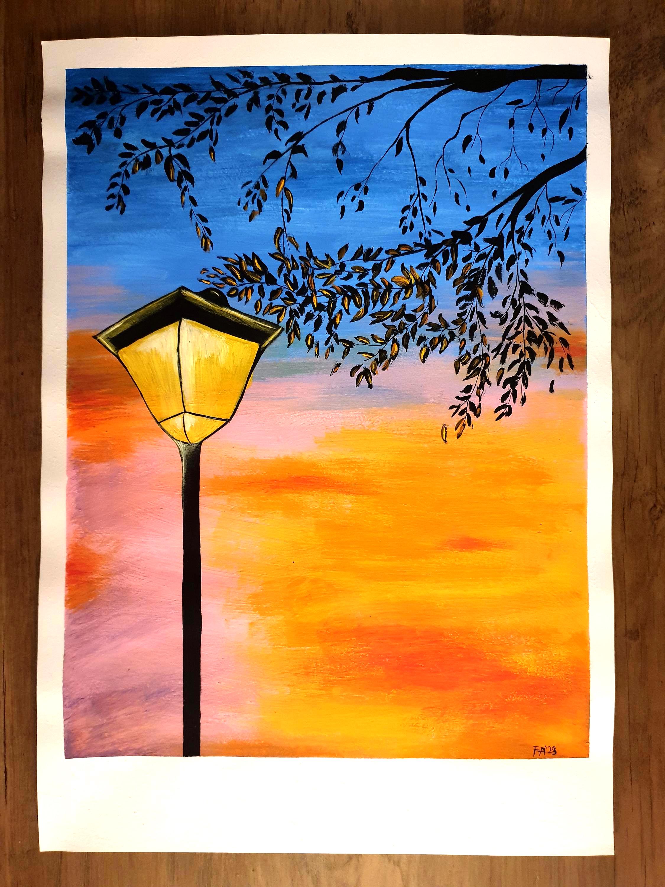 A3 Acrylic Painting - Etsy