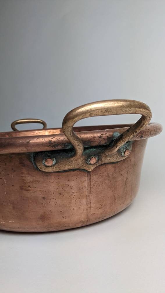 French Antique Copper. Jam Pan. Pot. Rustic. Provincial XIX Etsy
