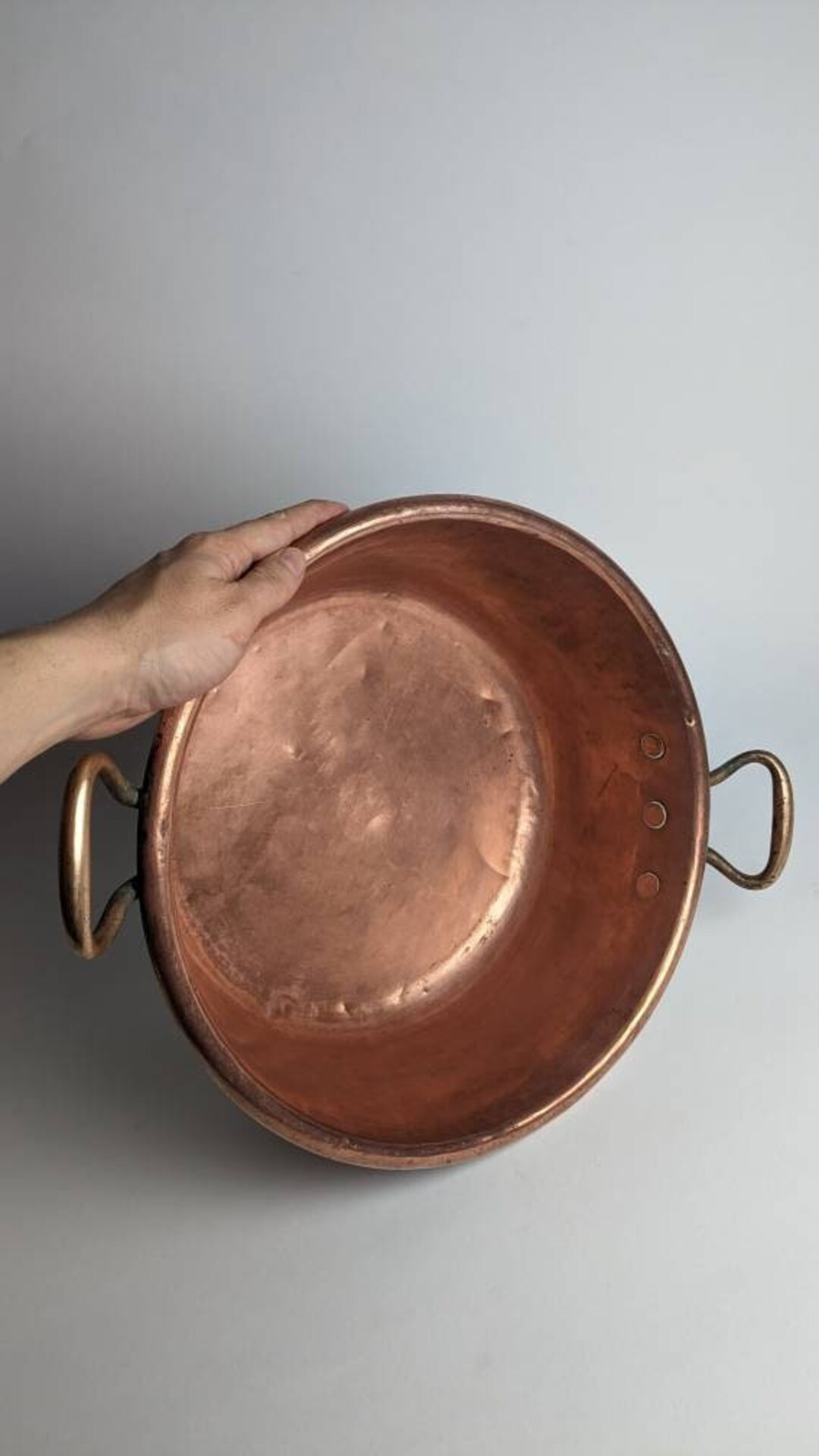 French Antique Copper. Jam Pan. Pot. Rustic. Provincial XIX Century Etsy