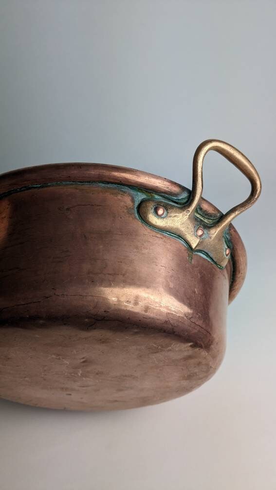 French Antique Copper. Jam Pan. Pot. Rustic. Provincial XIX Etsy