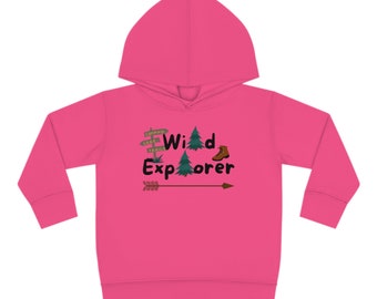 Felpa con cappuccio pullover per bambini Wild Explorer