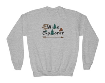 Wild Explorer Youth Crewneck Sweatshirt