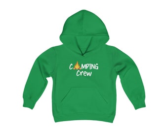 Sweat-shirt à capuche de camping pour jeunes